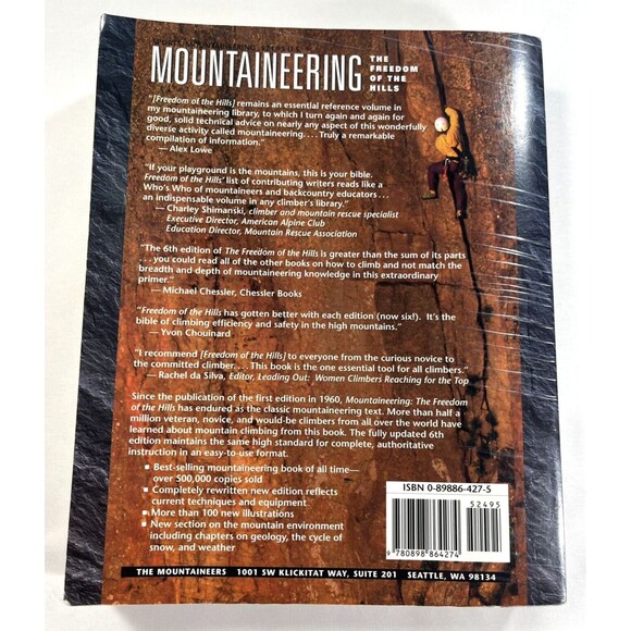 Mountaineering: The Freedom of the Hills by Mountaineers 6th Edition - Picture 2 of 11